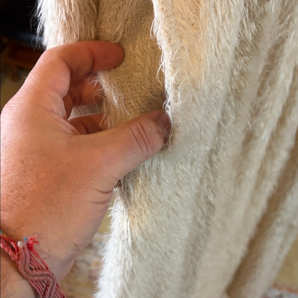 Free People Cream Long Cardigan - Picture 6 of 6